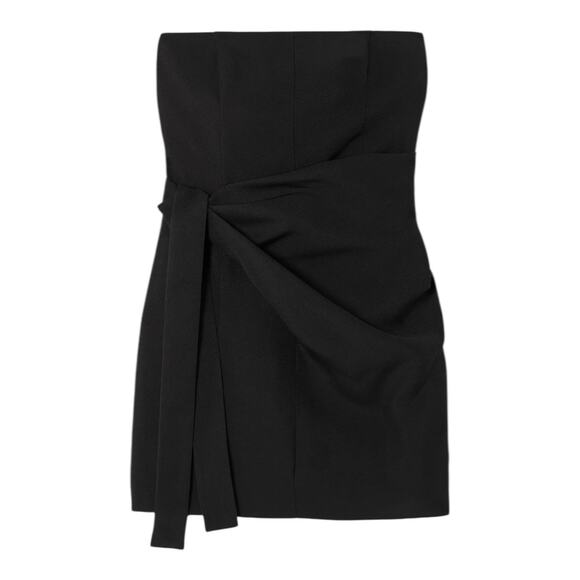 Gauge81 dress Natal draped grain de poudre minidress black size 40 (US 10) - Picture 8 of 9